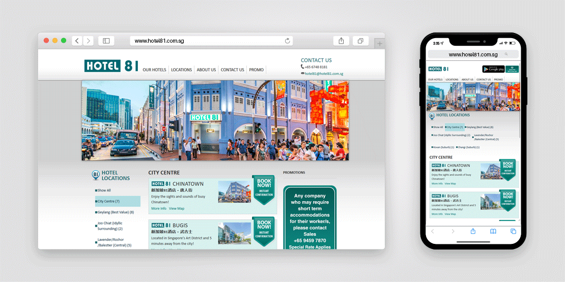 Hotel 81 - Accessibility & Affordability - Portfolio